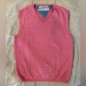 Tommy Hilfiger ladies golf sweater vest small 100% cotton